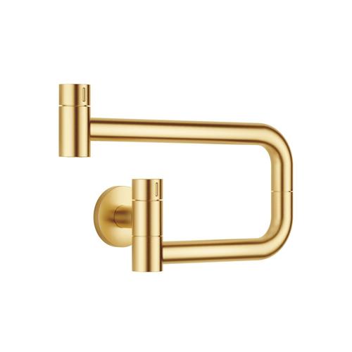 Dornbracht POT FILLER Kaltwasserventil TARA ULTRA 30805875 Messing gebürstet (23kt Gold) 30805875-28