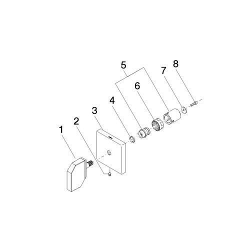 Dornbracht Zubehör Ersatzteile 90207006298 Chrom 90207006298-00