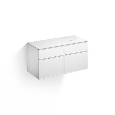 Alape Möbelmodul Arkta 6017147 1200x600 Carrara/Weiß 6017147251 Image