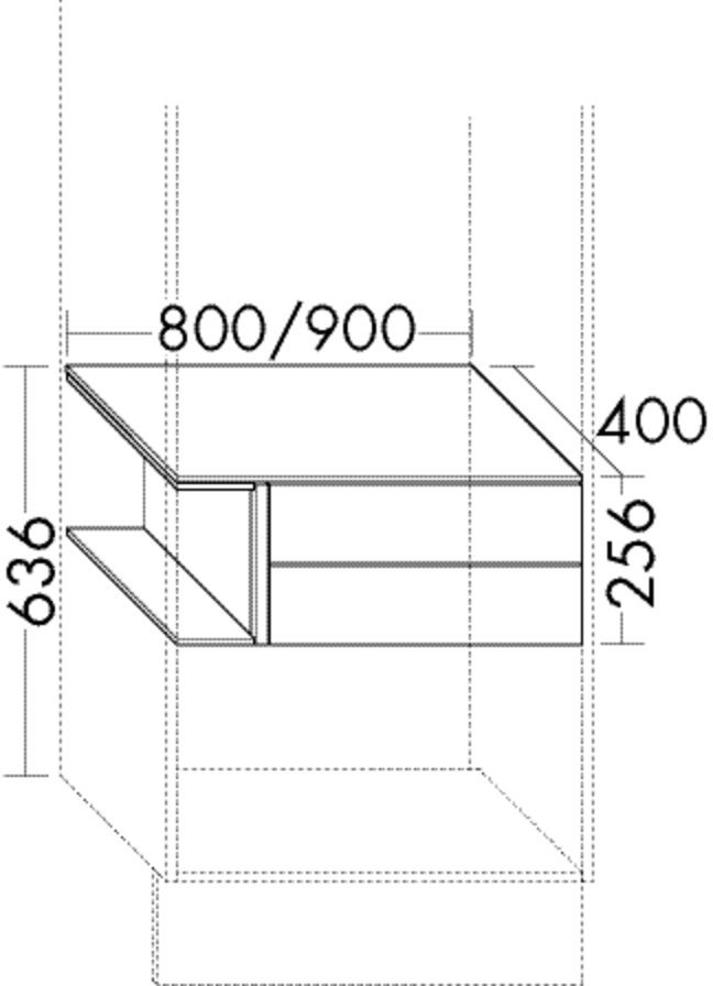 Burgbad Innnenschubkasten rc40 System PG1 256x800x400 Sand Matt, ACGY080LF4016 ACGY080LF4016 Image