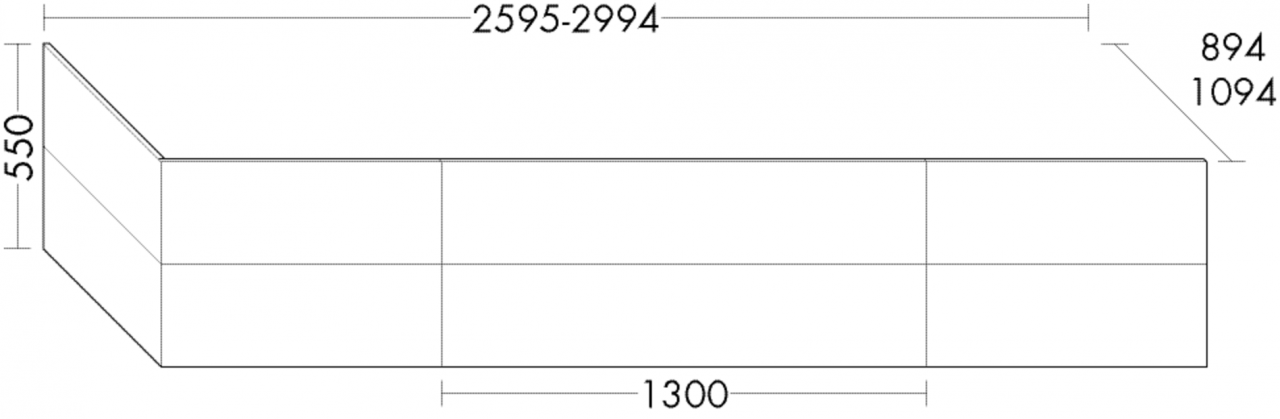 Burgbad Wannenverkleidung Grau Hochglanz, SEYA275RF0091F0786 SEYA275RF0091F0786 Image