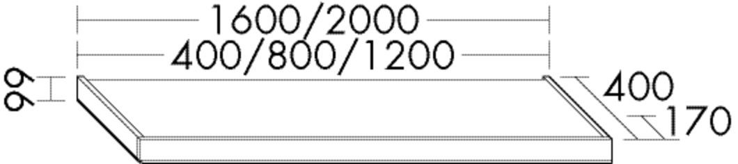 Burgbad Sockel rc40 System PG2 99x1200x170 Sand Ultramatt, SOAK120F5775 SOAK120F5775 Image