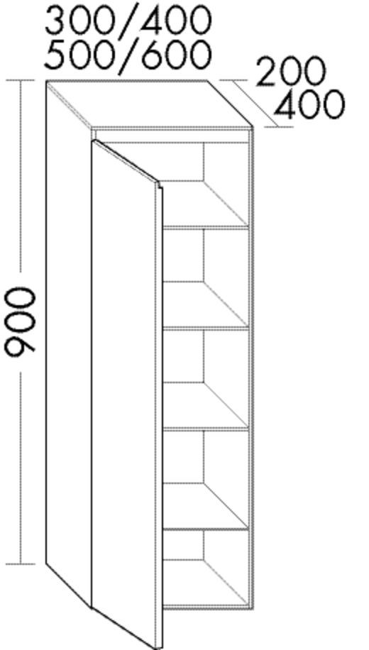 Burgbad Halbhochschrank rc40 Lichtgrau Hochglanz/Schwarz Hochglanz, UHEU060RF4523A0074 UHEU060RF4523A0074 Image
