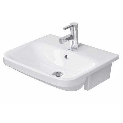 Duravit DuraStyle Halbeinbauwaschtisch Weiß Hochglanz 550 mm - 0375550000 0375550000