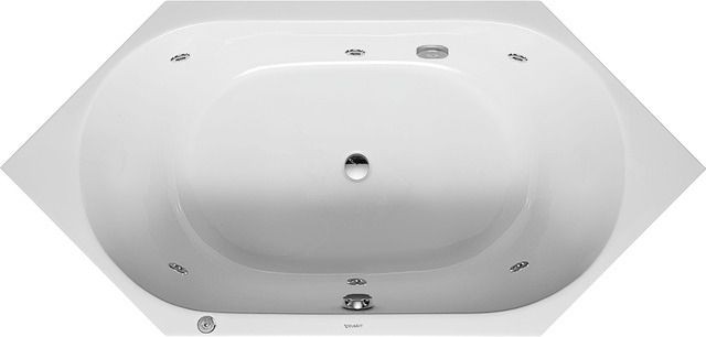 Duravit D-Code Whirlwanne Weiß 1900x900 mm - 760138000JP1000 760138000JP1000 Image