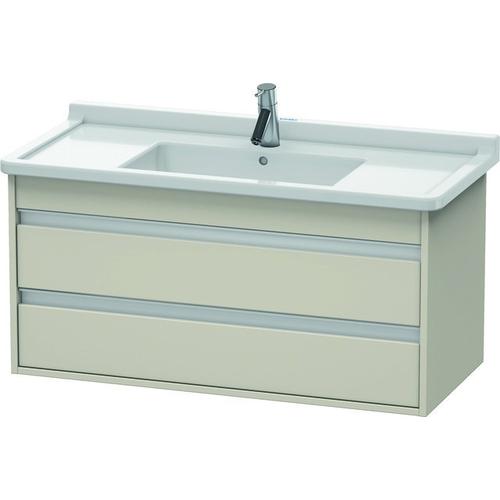 Duravit Ketho Waschtischunterbau wandhängend Taupe Matt 1000x455x480 mm - KT664509191 KT664509191