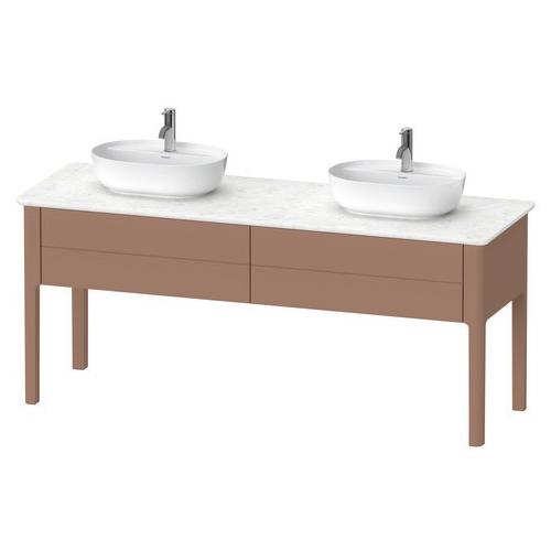 Duravit Luv Konsolenwaschtischunterbau bodenstehend Mandel Seidenmatt 1733x570x743 mm - LU9562B5454 LU9562B5454