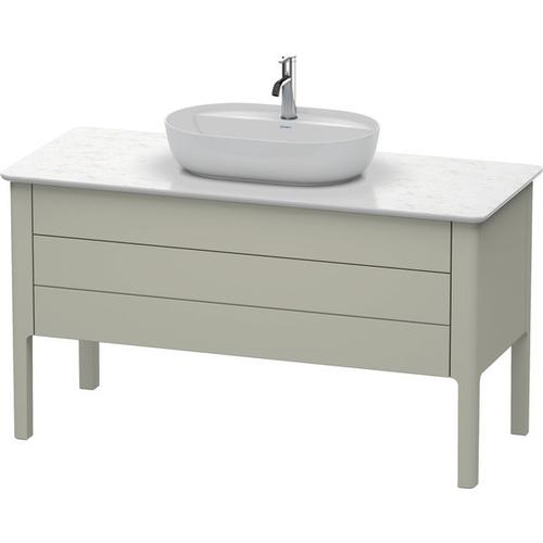 Duravit Luv Konsolenwaschtischunterbau bodenstehend Taupe Seidenmatt 1338x570x743 mm - LU956606060 LU956606060