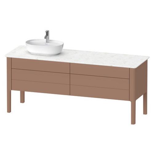 Duravit Luv Konsolenwaschtischunterbau bodenstehend Mandel Seidenmatt 1733x570x743 mm - LU9568L5454 LU9568L5454