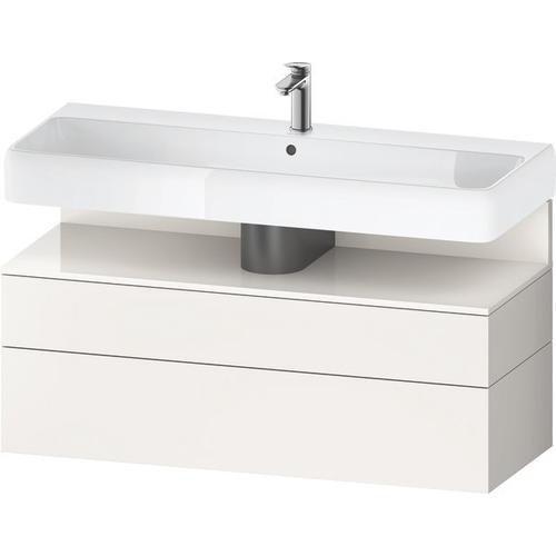 Duravit Qatego Waschtischunterbau wandhängend Weiß Supermatt 1190x470x590 mm - QA4396022840010 QA4396022840010