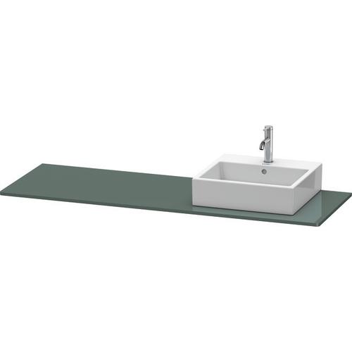 Duravit XSquare Konsole Dolomiti Grau Hochglanz 1600x550x16 mm - XS060HR3838 XS060HR3838