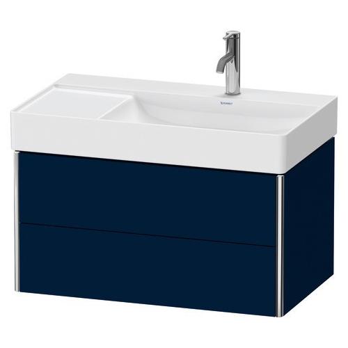 Duravit XSquare Waschtischunterbau wandhängend Nachtblau Seidenmatt 784x460x397 mm - XS416909898 XS416909898