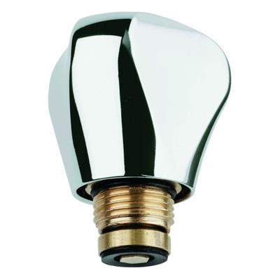 "Grohe Oberteil mit Treflor Griff 11086 Markierung blau/rot 1/2" chrom, 11086000 11086000" Image