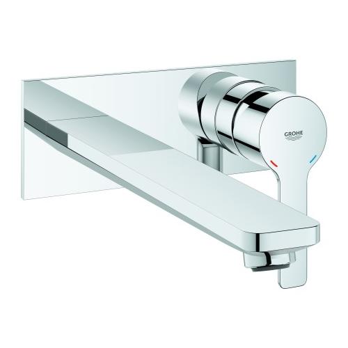 Grohe 2-Loch-WT-Wandbatterie Lineare 23444 Fertigmontageset chrom, 23444001 23444001