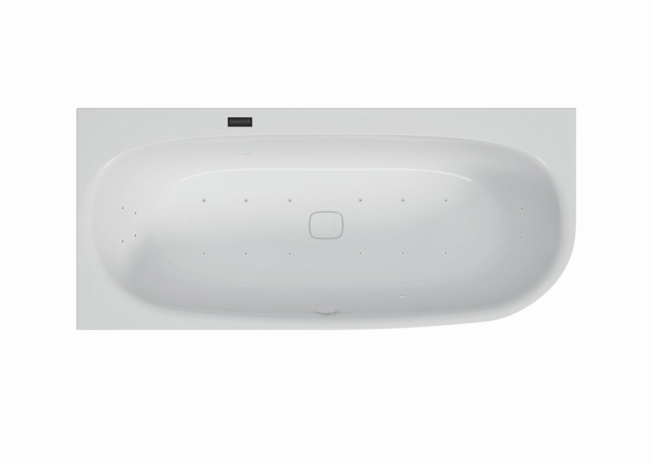 Hoesch Whirlpool iSensi Eck 1900x900 Monolith li. Befüllung Weiß, iSensi Syst., Motor li, 3892i.0103 3892i.010310002 Image