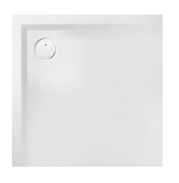 Hoesch Duschwanne Muna 800x800x30 mit Antirutsch, Solique, Weiß Matt, 4157.013 4157.013 Image