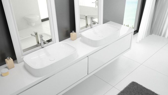 Hoesch Waschbecken LaSenia 500x300 Material Solique, Weiß Matt, 4520.013 4520.013 Image