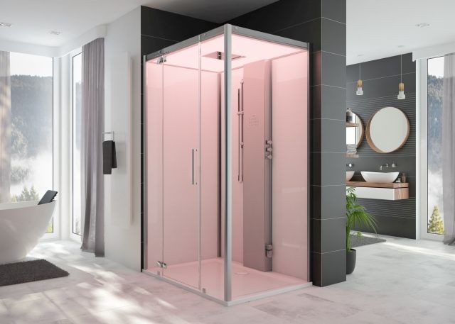 Hoesch DampfbadSensePerience RE 1200x1000 re. DW Solique Weiß m. Antir., Wände Weiß, 531321.010550 531321.010550 Image