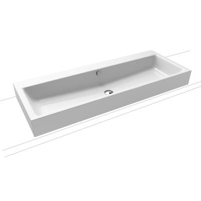 Kaldewei Aufsatzwaschtisch Puro, Modell 3168 mit Überlauf 1200x460, 907006053030 907006053030 Image