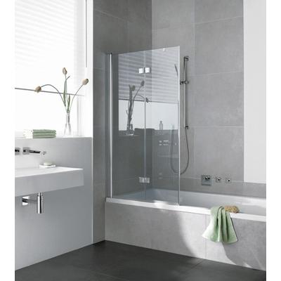 Kermi Faltwand Diga 2PR 1000x1500, silber hochglanz, ESG klar, DI2PR10015VAK DI2PR10015VAK Image