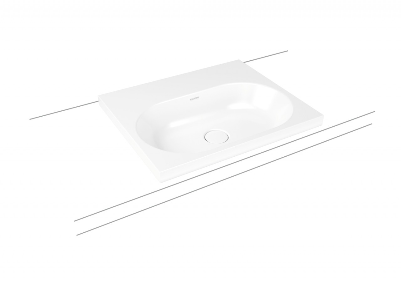 Kaldewei Aufsatzwaschtisch Centro, Modell 3055 ohne Überlauf 600x500, 902806033030 902806033030 Image
