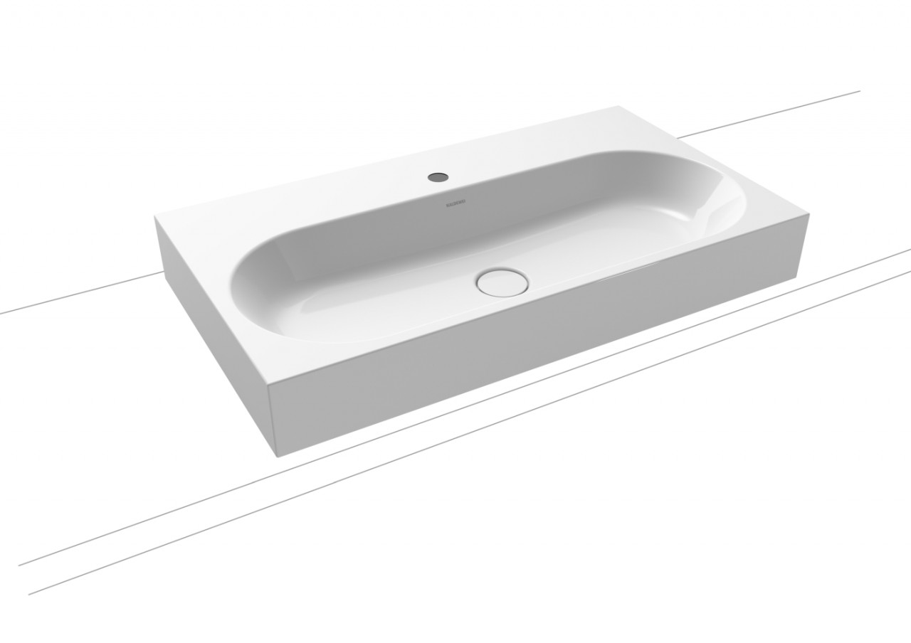 Kaldewei Aufsatzwaschtisch Centro, Modell 3058 ohne Überlauf 900x500, 903106013701 903106013701 Image