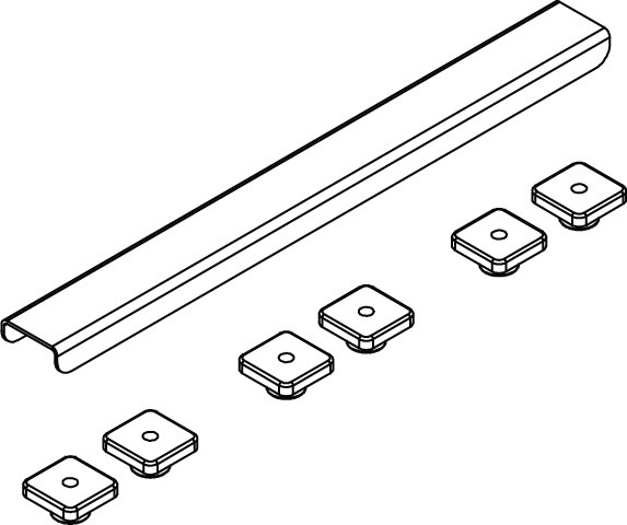 Kermi BC Abdeckung Rinne Basic, 800 x 40 x 18 mm, 6033517 6033517 Image