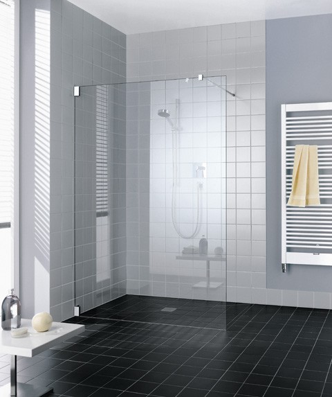 Kermi Walk-In Filia TPG 0900x2000, silber hochglanz, ESG klar, FITPG09020VAK FITPG09020VAK Image