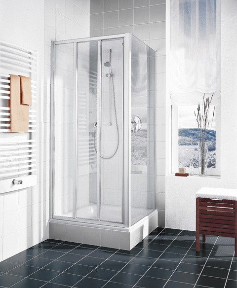 Kermi Gleittür Ibiza 2000 ST3 0900x1850, weiss, ESG klar, I2ST3090182AK I2ST3090182AK Image