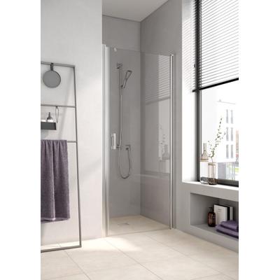 Kermi Pendeltür Liga 1WR 0850x1850, silber mattglanz, ESG klar mit KermiClean, LI1WR085181PK LI1WR085181PK Image