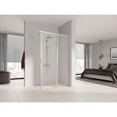 Kermi Gleittür LIGA J2R 1100x2000 BV: 1075-1100, silber mattglanz ESG klar mit KermiClean LIJ2R110201PK Image