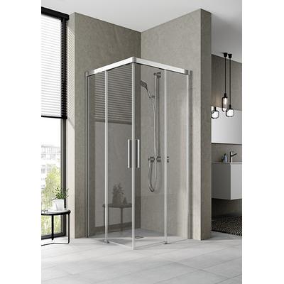 Kermi Eck-Halbteil rechts Nica C2R 1100x1850, silber hochglanz, ESG klar, NIC2R11018VAK NIC2R11018VAK Image