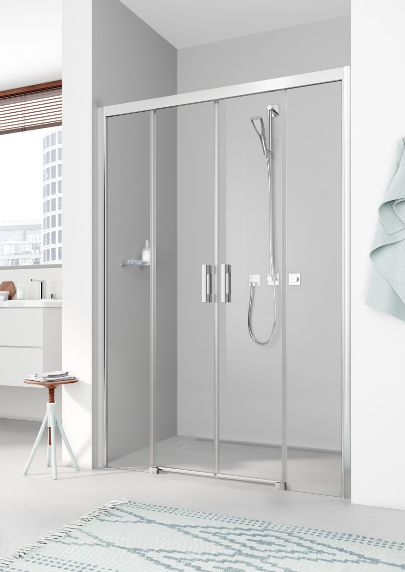 Kermi Gleittür Pega D4B 1300x2000 BV: 1260-1300 SIHG ESG Opaco, PED4B13020VUK PED4B13020VUK Image