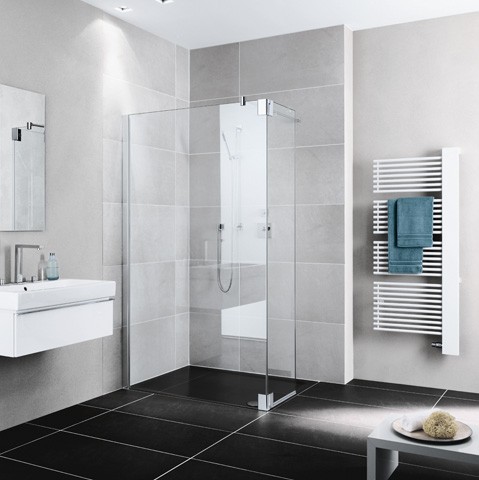 Kermi Walk-In Pasa XP T1R 1000x1850, silber hochglanz, ESG Opaco mit KermiClean, PXT1R PXT1R10018VYK Image