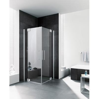 Kermi Eck-Halbteil links Pasa XP EPL 0800x1850, silber mattglanz, ESG Opaco mit KermiClean PXEPL080181YK Image