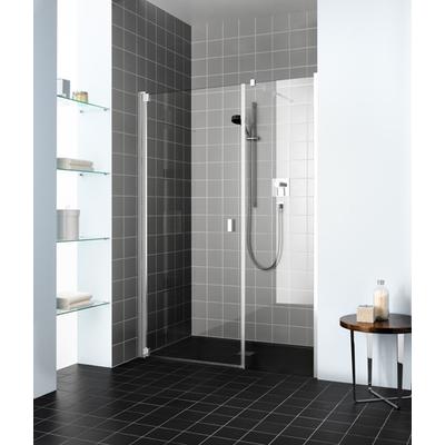 Kermi Pendeltür Raya 1OL 1200x1850, silber hochglanz, ESG klar mit KermiClean, RA1OL12018VPK RA1OL12018VPK Image