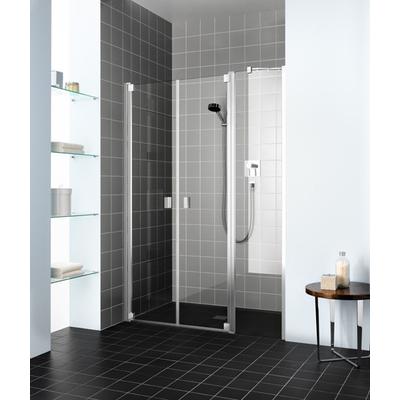 Kermi Pendeltür Raya PFR 1430x1850, silber mattglanz, ESG klar, RAPFR143181AK RAPFR143181AK Image