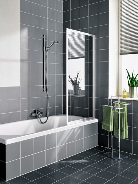 Kermi Faltwand Vario 2000 FW1 0700x1400, weiss, ESG Opaco mit KermiClean, V2FW1070142YK V2FW1070142YK Image