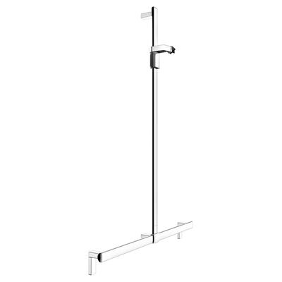 KEUCO AXESS Duschhandlauf mit Brausestange, Metall, B: 100 x H: 130,1 cm, 35014011013 35014011013 Image