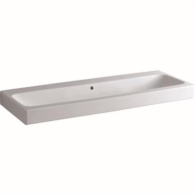 Geberit Waschtisch iCon, ohne Hahnloch, B: 1200, T: 485 mm, 124025600, weiss mit Keratect 124025600