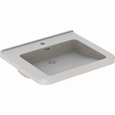 Geberit Waschtisch Dejuna, B: 600, T: 550 mm, 128662600, weiss mit Keratect 128662600