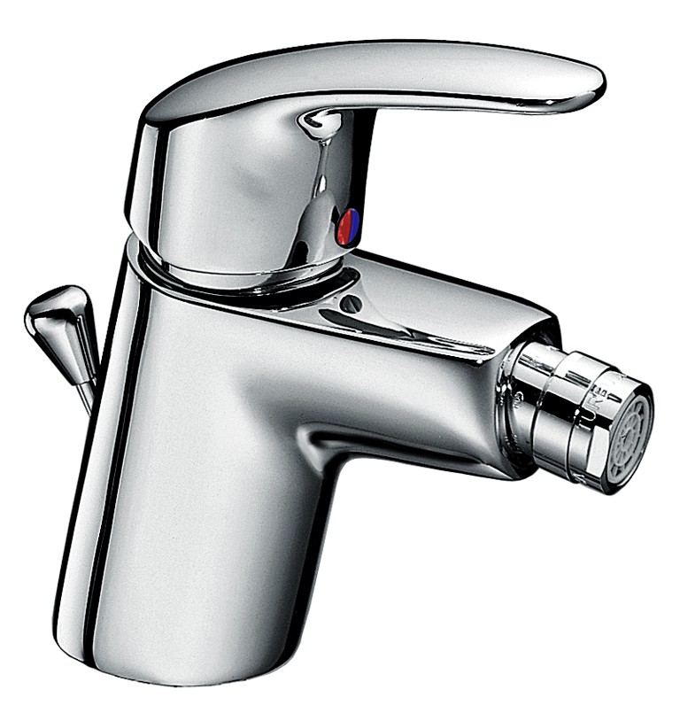 KAJA-MIX Einhebel-Bidetarmatur mit Ablaufgarnitur, edelmessing 33220-EM Image