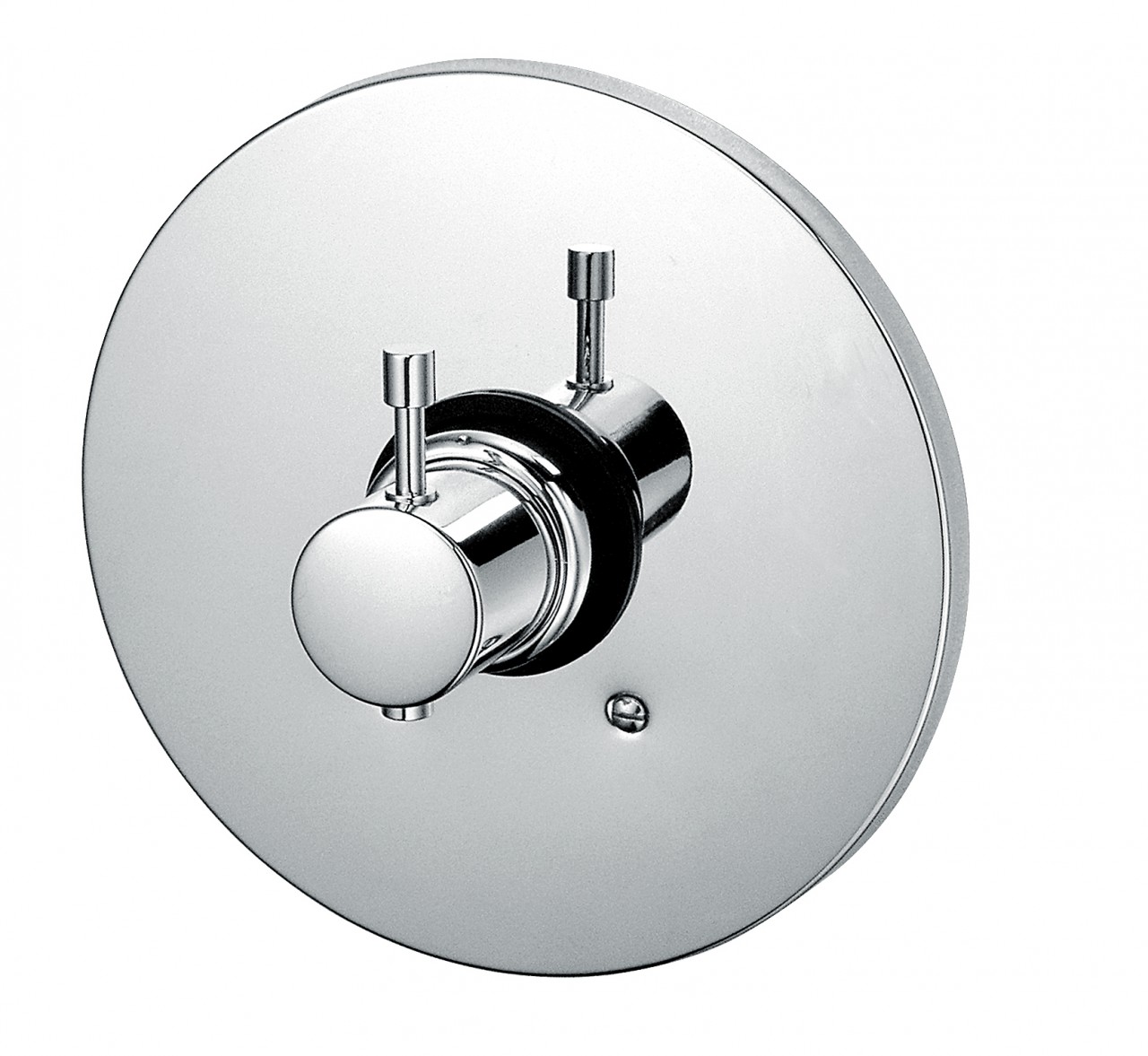 KAJA-Ipuri Thermostat-Fertigmont.-Satz f. Einbaukörper ohne Absperrung, velourschrom 34562-E Image