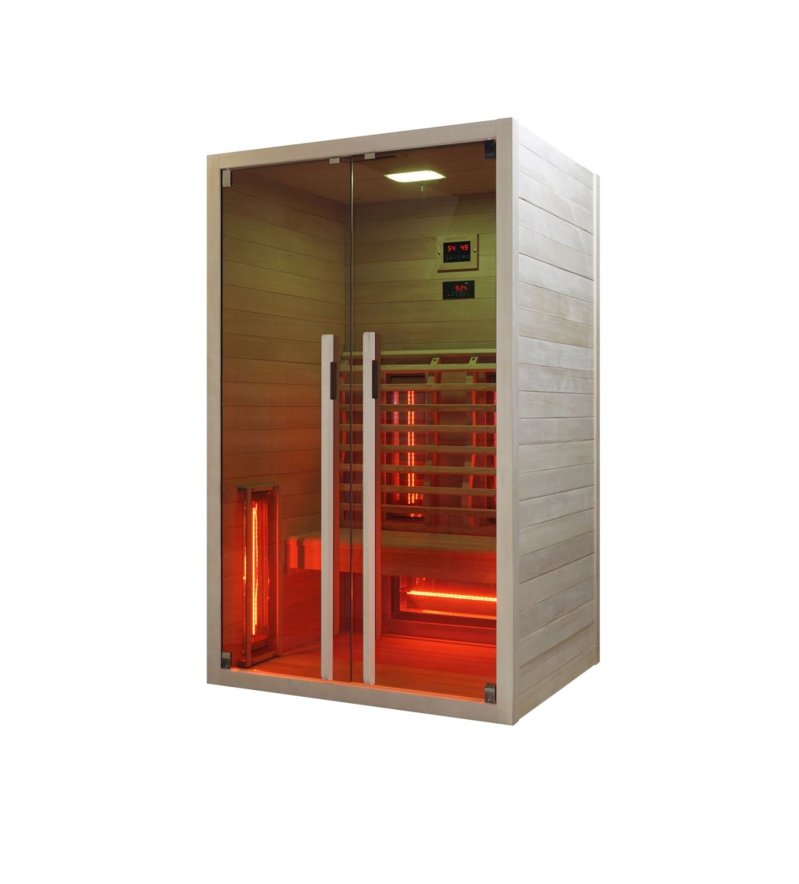 Neuesbad Infrarotkabine 120 x 100 x 195 cm, Hemlock, 2 Personen NB1F201201 Image