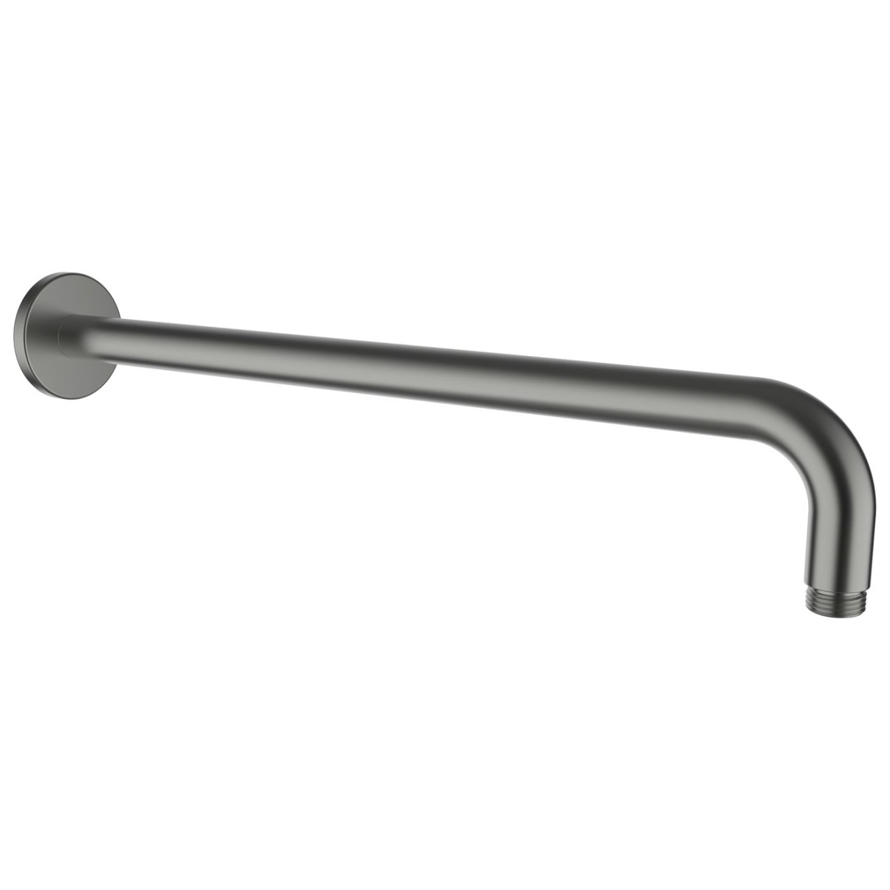 LAUFEN Brausewandarm, PVD Edelstahl-Optik, runde Rosette, Ausladung 420mm HF960109423001