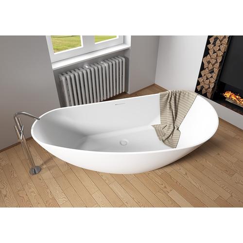 Riho freistehende Badewanne Granada 170x80x60 cm, R , weiß matt,, B121001105 B121001105