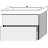 Sanipa Waschtischunterbau mit Auszügen 3way BP9931B Image