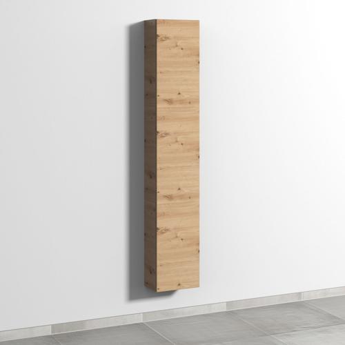 Sanipa 3way Hochschrank mit 1 Tür, Eiche Natural-Touch SM16185