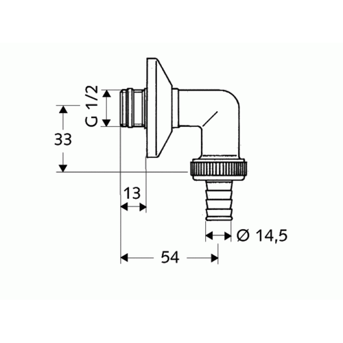 Schell Anschlussbogen 1/2