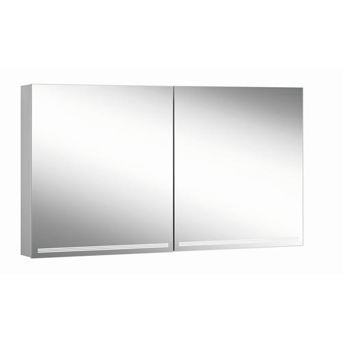 Schneider Spiegelschrank GRACE Line TW 130/2/TW, silbereloxiert, 116.530.02.50 116.530.02.50